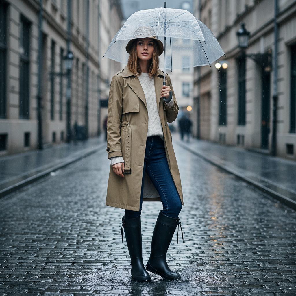 Bottes noires - Look 2