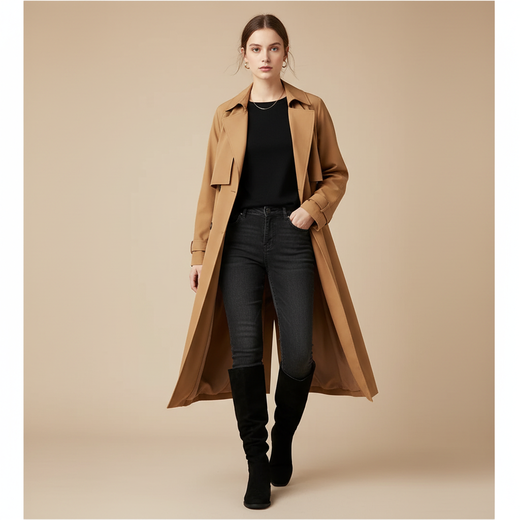 Bottes noires - Look 2