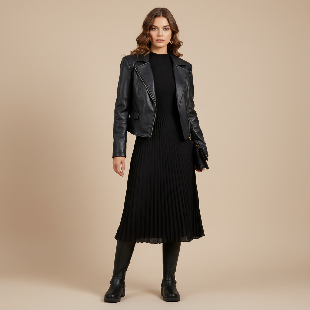 Bottes noires - Look 2