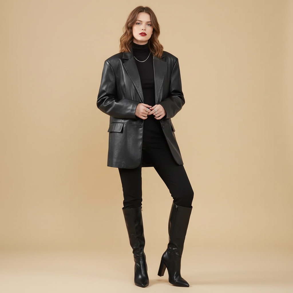 Bottes noires - Look 2