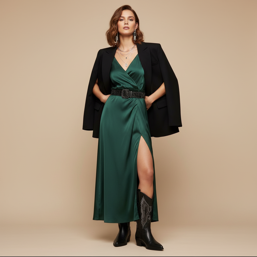 Bottes noires - Look 2