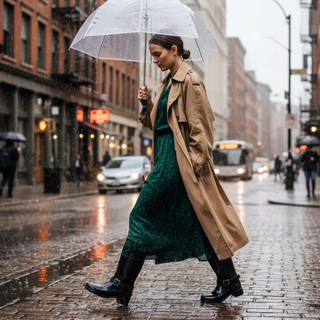 Bottes noires - Look 3