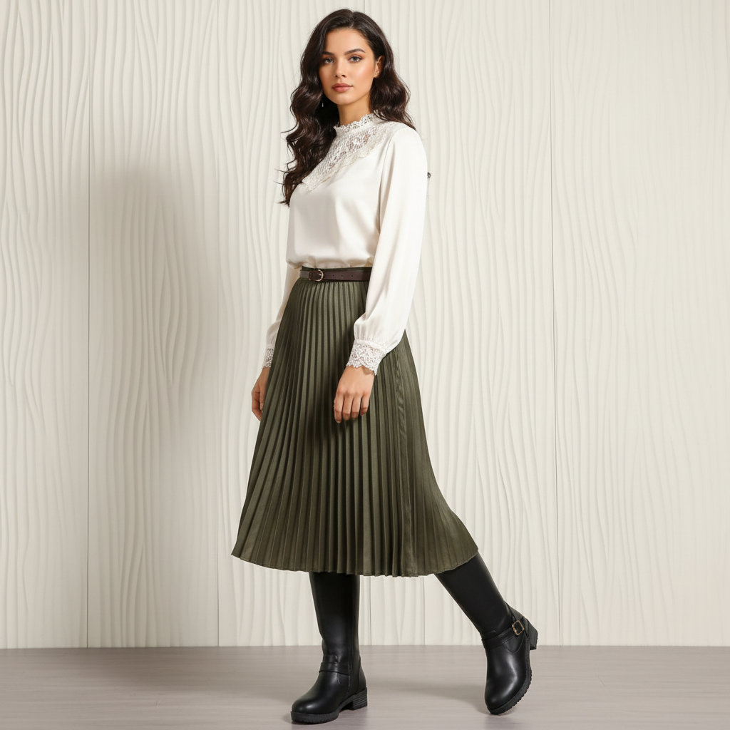 Bottes noires - Look 3