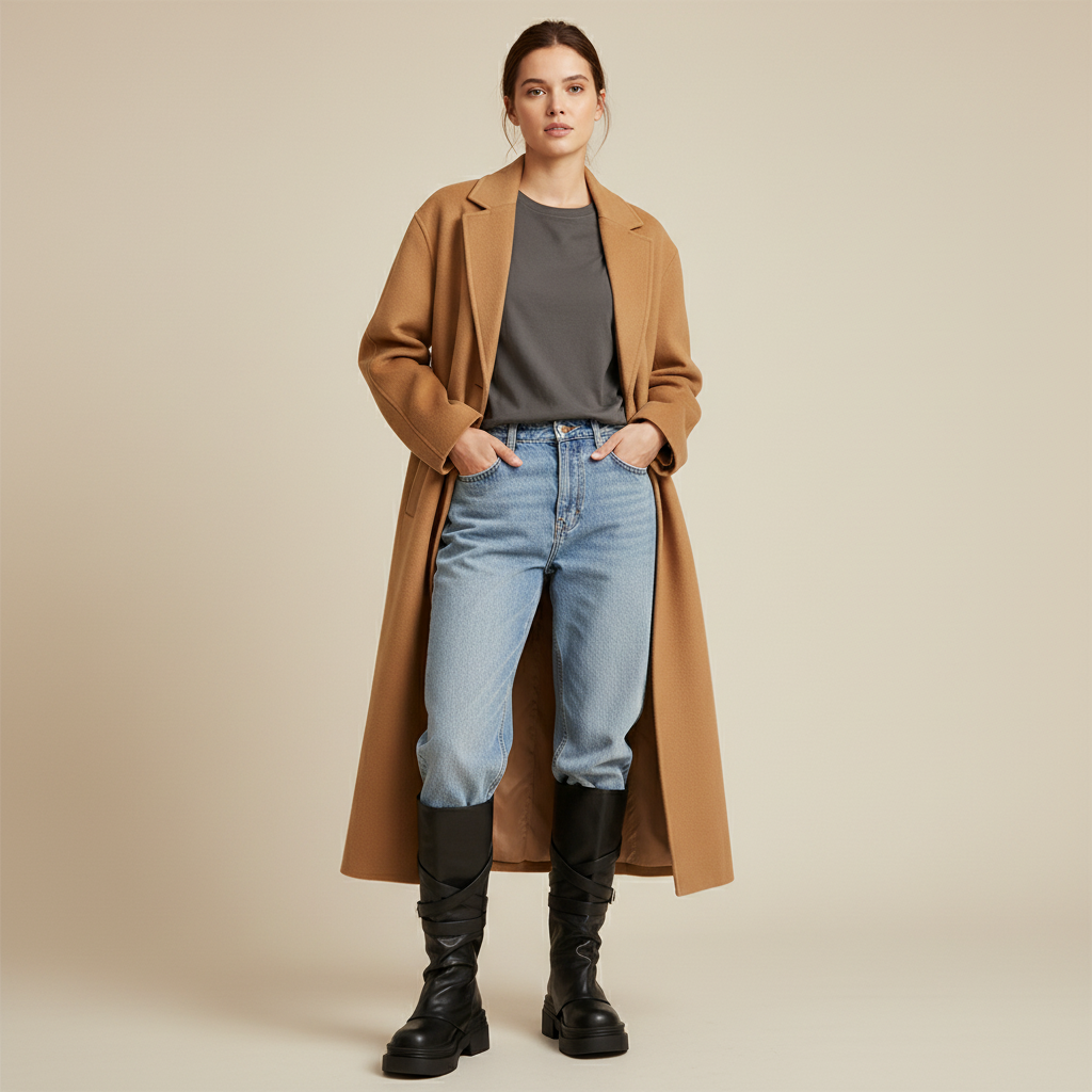 Bottes noires - Look 3