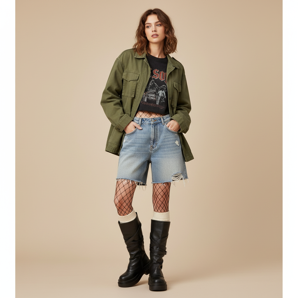 Bottes noires - Look 4