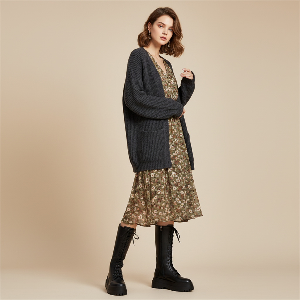 Bottes noires - Look 4