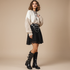 Bottes noires - Look tendance