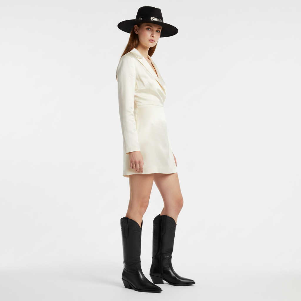 Bottes noires - Pose debout