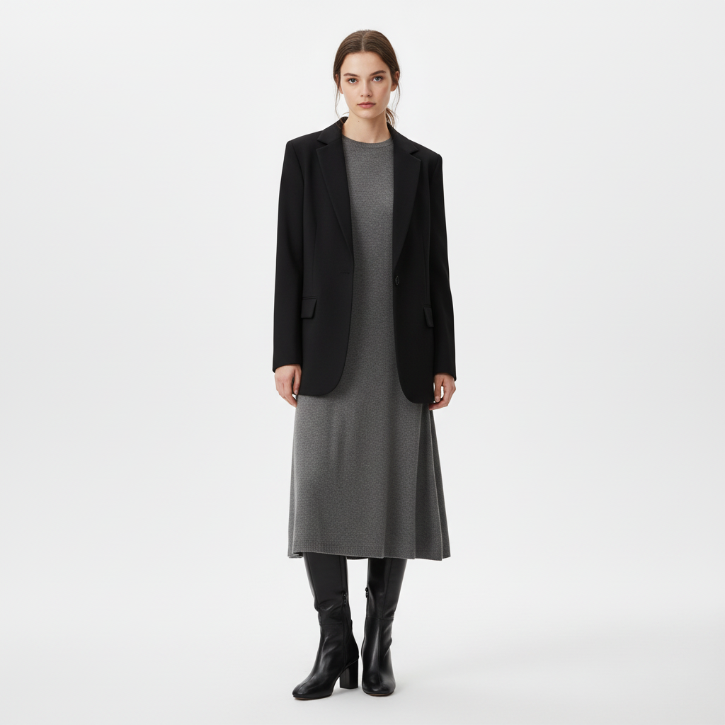 Bottes noires - Studio portrait