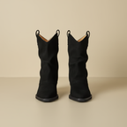 Bottes noires vue de face