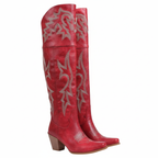 Bottes rouges - fond blanc net