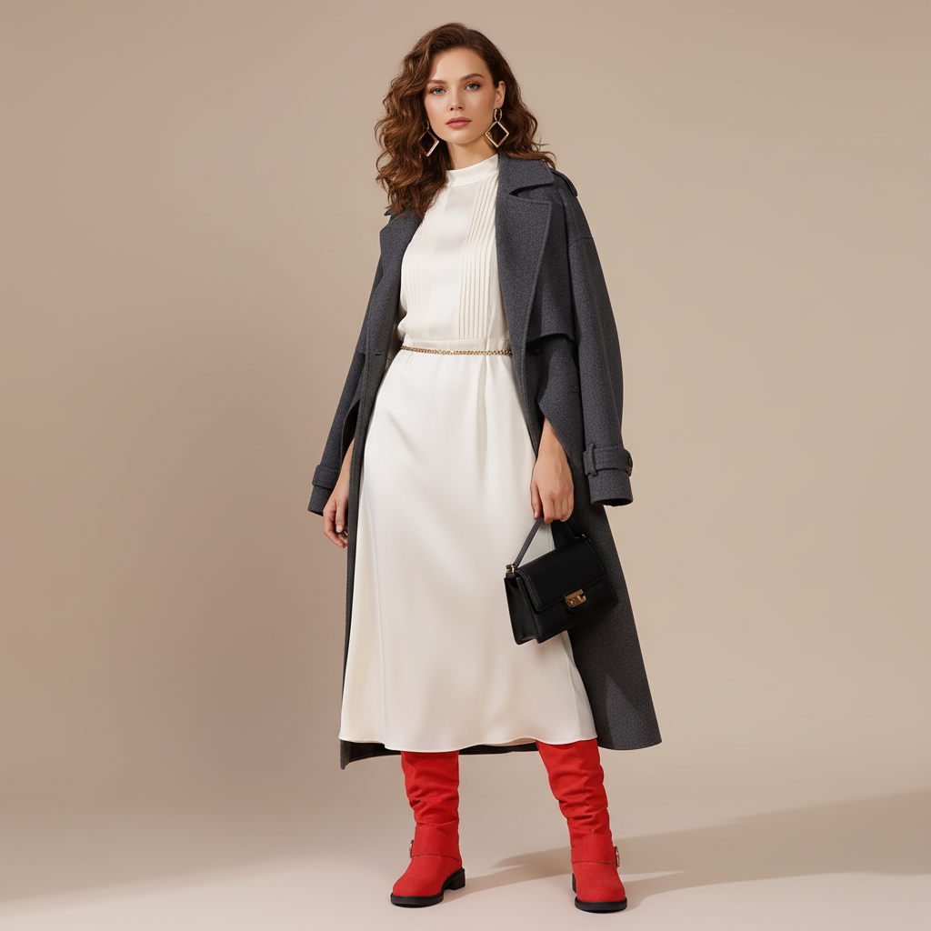 Bottes rouges - Look 2