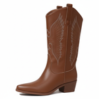 Bottes western marron angle 3/4