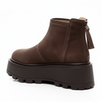 Bottine marron - 3/4