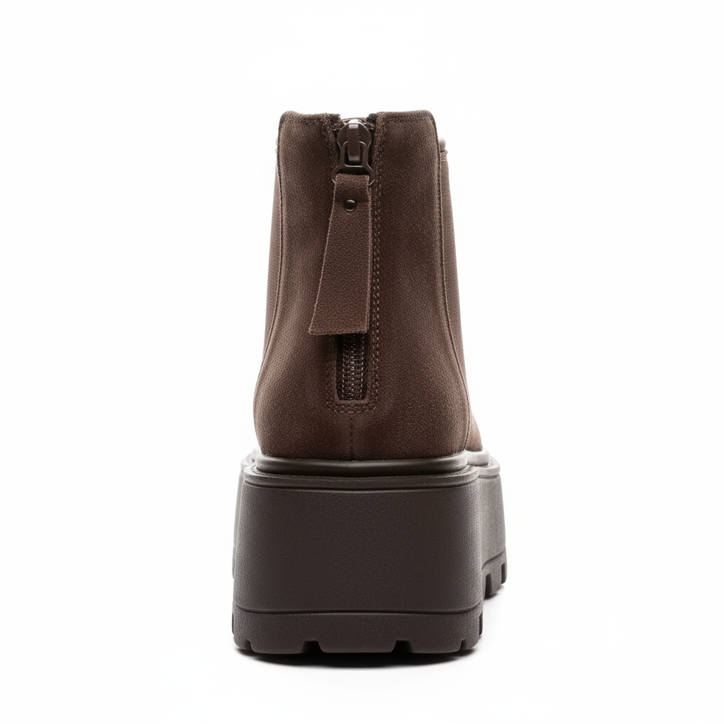 Bottine marron - dos