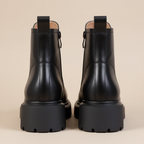 Bottine noire zip