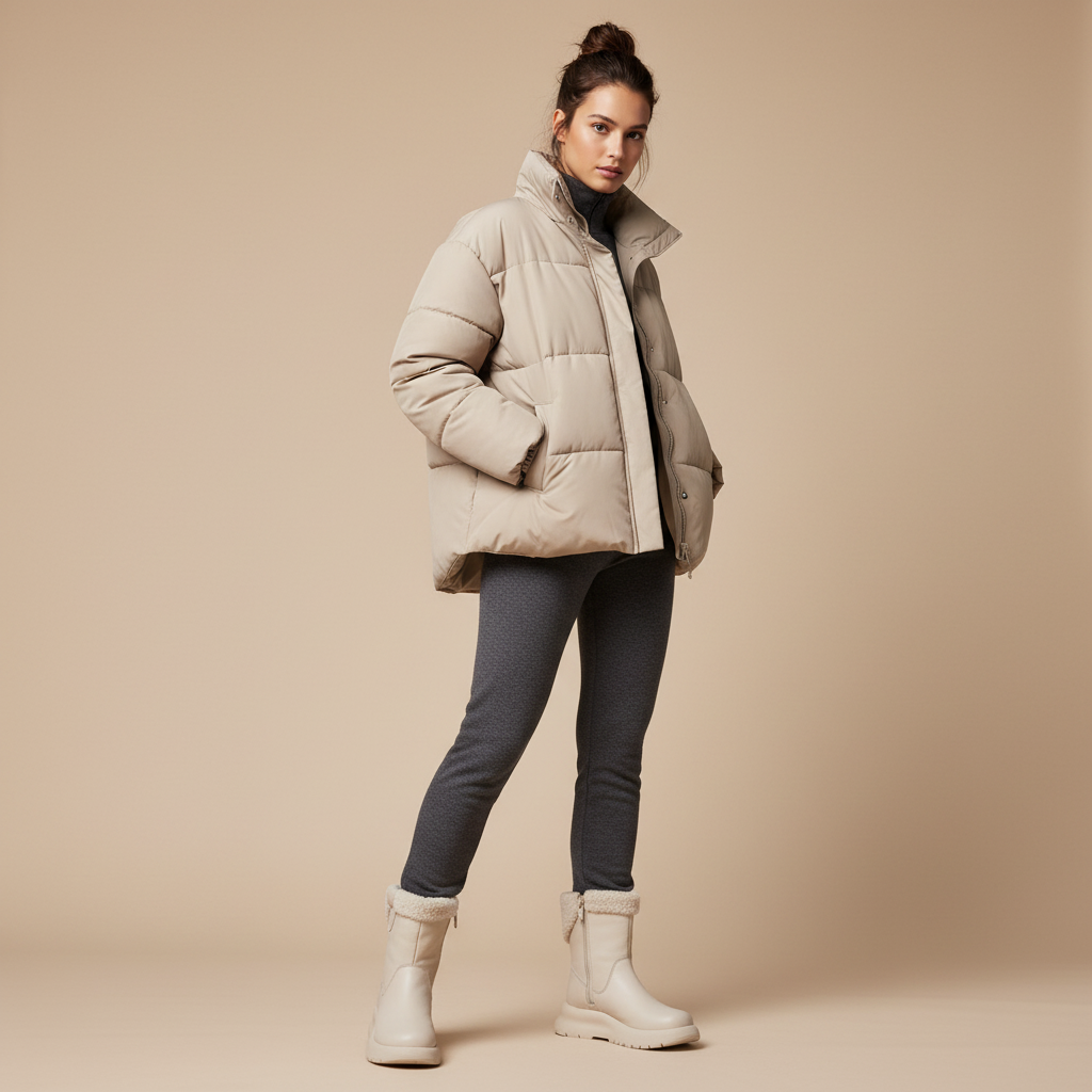 Bottines beige - Look 2