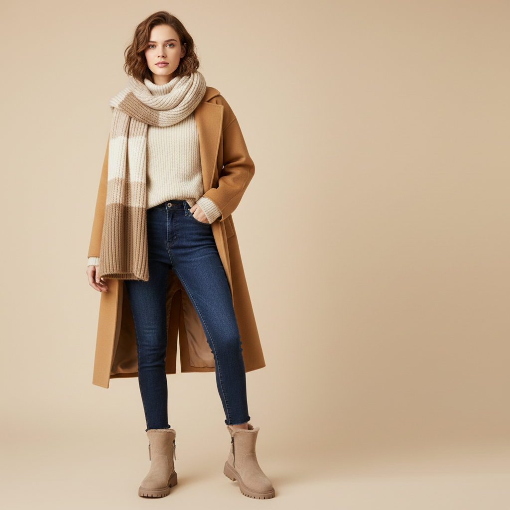 Bottines beige - Look 2