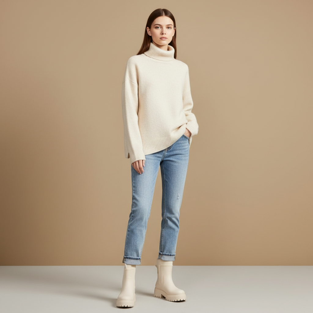 Bottines blanches - Look 1