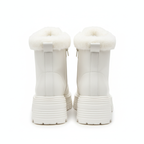 Bottines blanches vue arrière