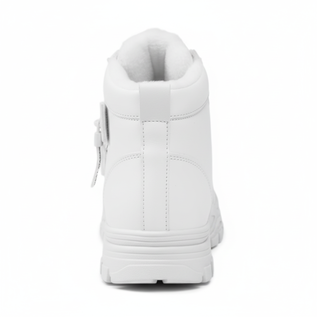 Bottines blanches vue arrière