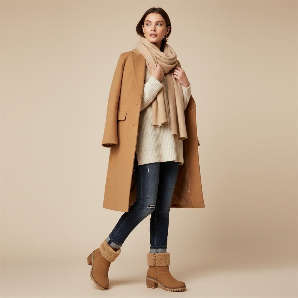 Bottines camel - Look 2