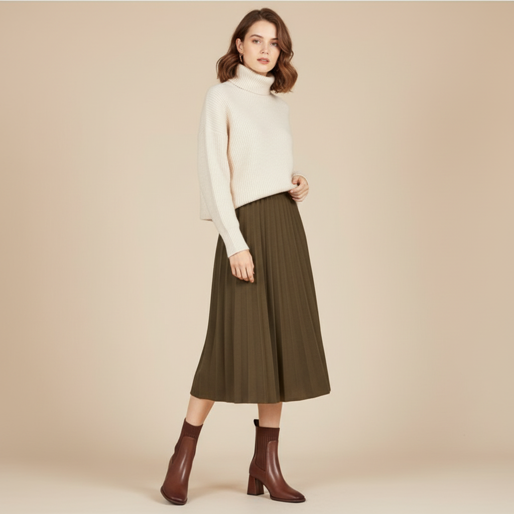 Bottines marron - Look 2