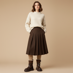 Bottines marron - Look 3