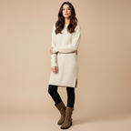 Bottines marron - portrait debout