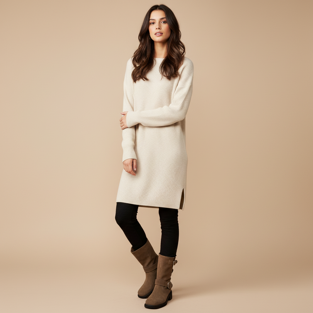 Bottines marron - portrait debout