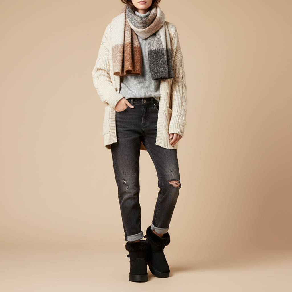 Bottines noires - Look 1