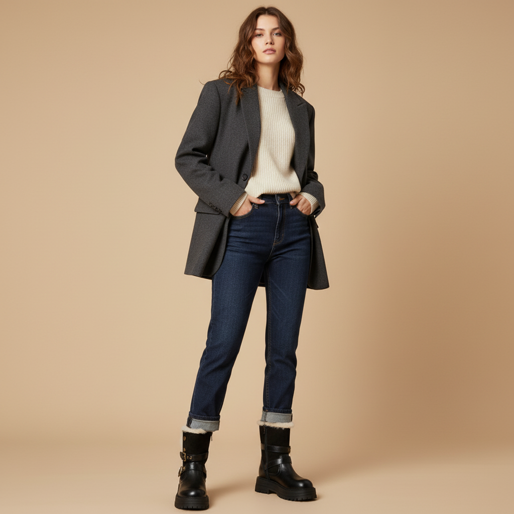 Bottines noires - Look 1