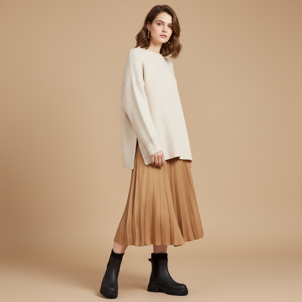 Bottines noires - Look 2