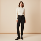 Bottines noires - portrait debout