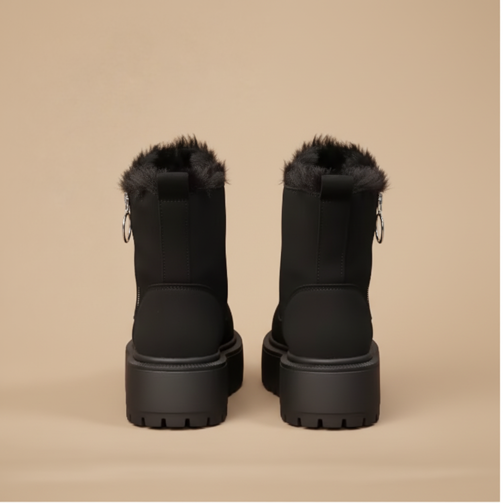 Bottines noires vue arrière