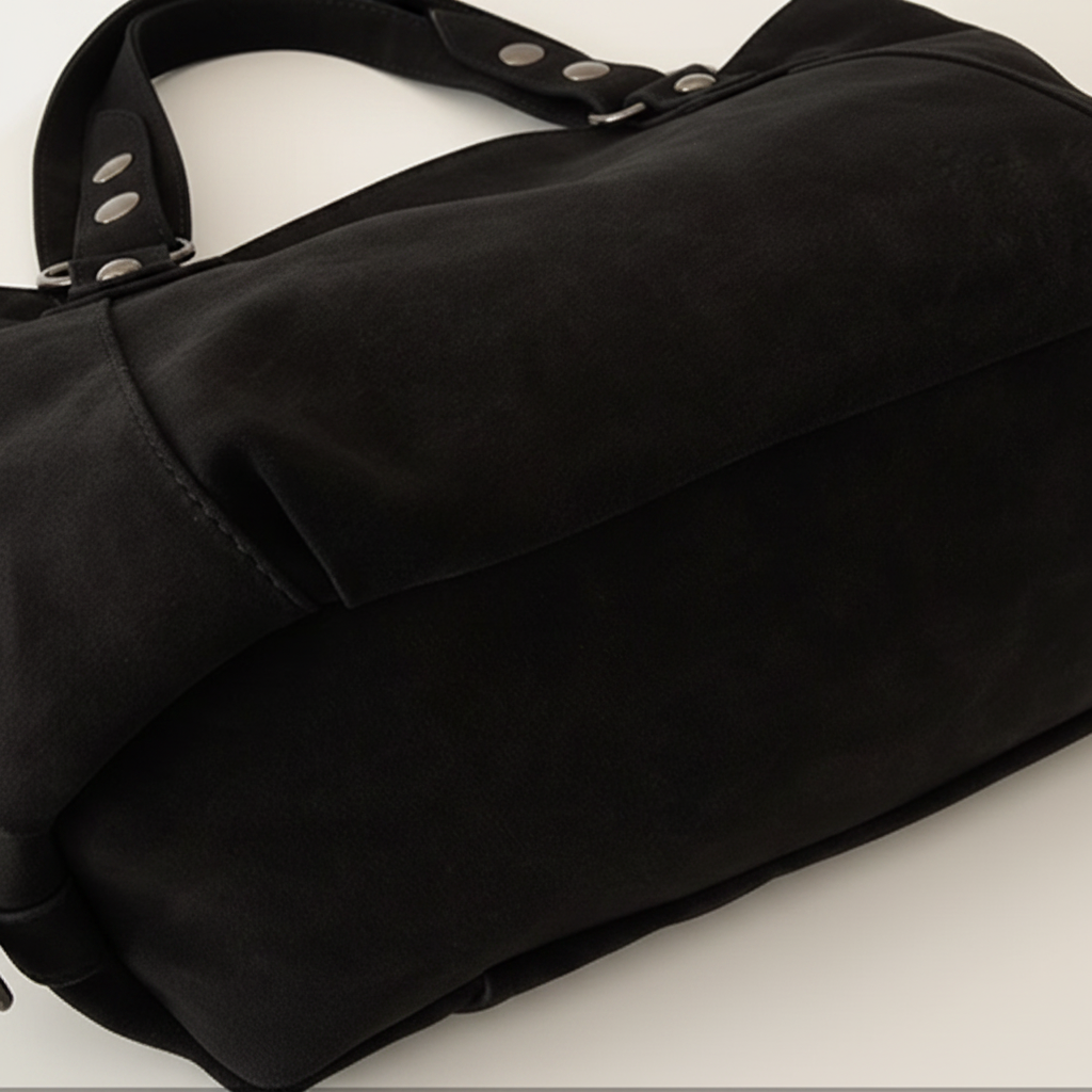 Close-up texture sac noir