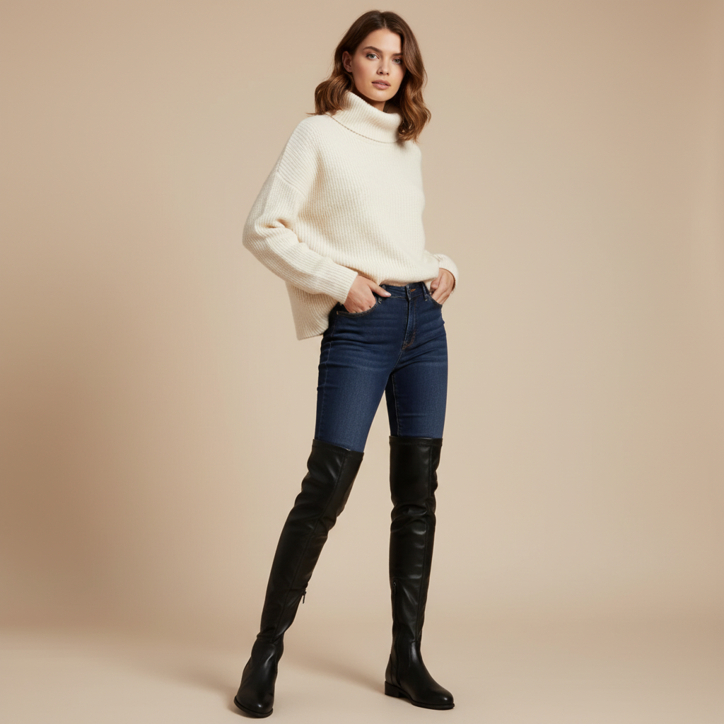 Cuissardes noires - Look 2