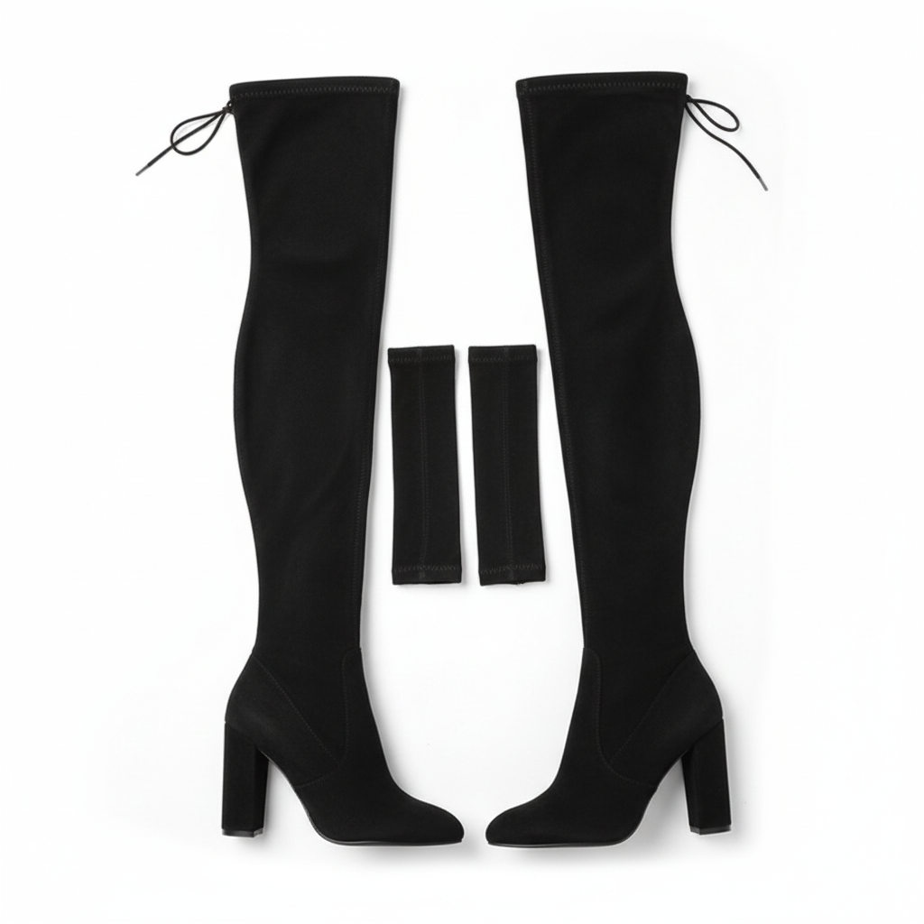 Cuissardes noires vue de face