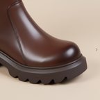 Détail du cuir et de la semelle