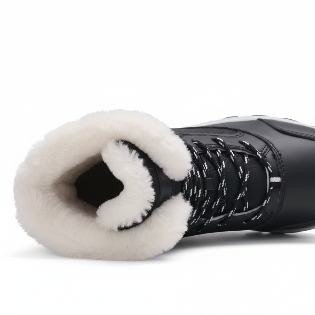 Détail du dessus - Contraste fourrure