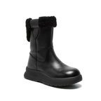 Bottines fourrées en cuir semelle crantée – ISALYN