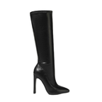 Bottes hautes en similicuir à talon bout pointu – ELIANA