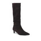 Bottes hautes en daim à talon pointu – RALÉA