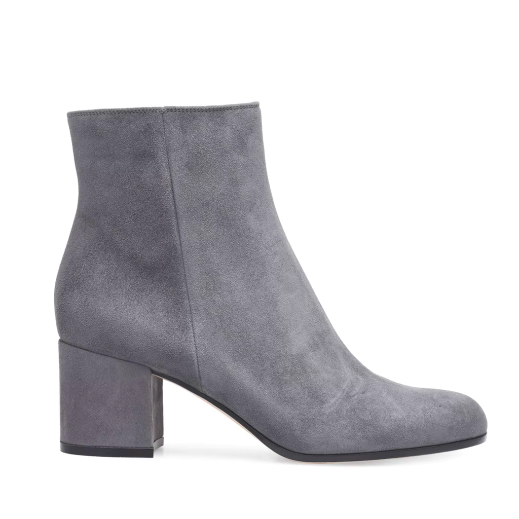 Bottines en daim à talon bout pointu - MÉRINE