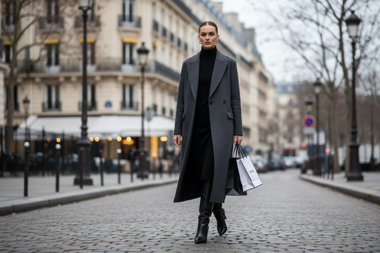 Femme élégante Paris - même modèle