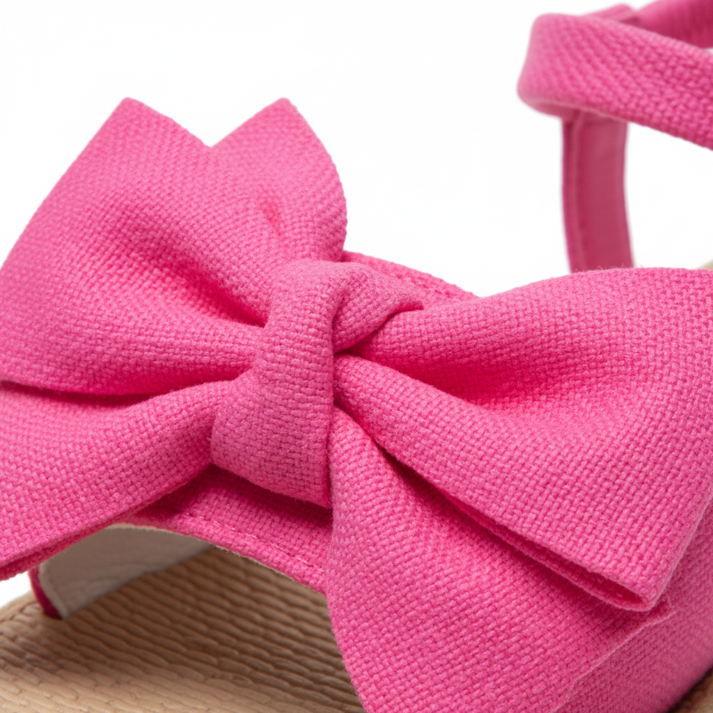 Sandales femme Plates Légères avec Nœud Papillon - FLEUR