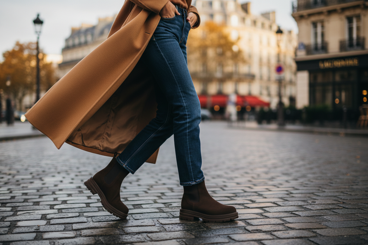 Look 1 - Chelsea Marron Portée