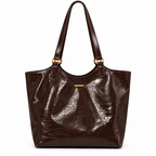 Même sac marron sur fond blanc net