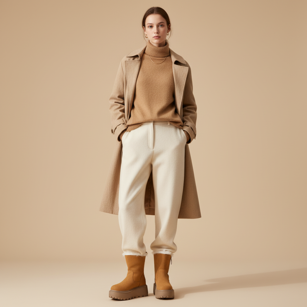 Mannequin bottines camel