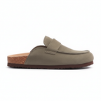Mules gris profil